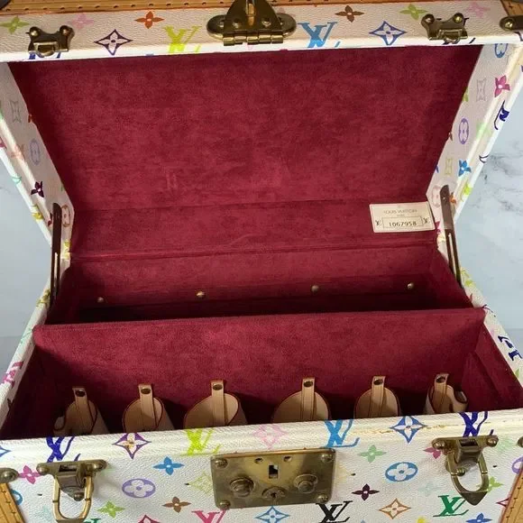 Louis Vuitton Multicolor Boite Pharmacie Monogram Blanc Murakami Trunk LV Case - Picture 2 of 16